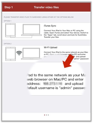 SureFox Allowed Websites Screen