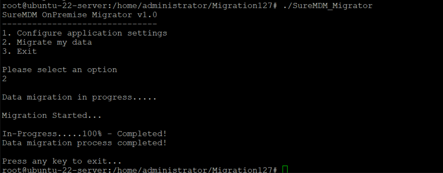 Upgrade and Migration of Single Server Architecture | 42Gears Documentation